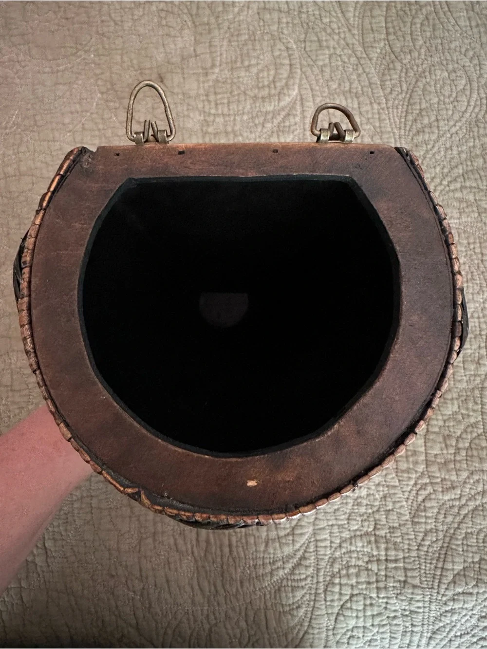 Wooden wall vase • wall hanging • multi-use basket